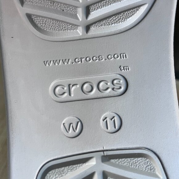 Crocs Brooklyn Low Wedge Platform Sandals Lavender Size 11 Comfort Slide - Picture 2 of 6